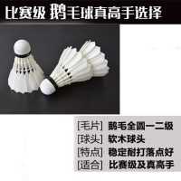 红双喜(DHS) 羽毛球 型号402银白2号 12个装