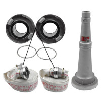 盛卓基 消防水枪接口水管直流水枪头 白色