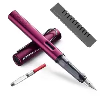 凌美(LAMY) 钢笔Al-star恒星商务办公礼品笔紫红色EF笔尖练字笔 单只装