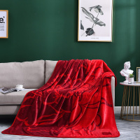 多样屋 盛世牡丹 法兰绒毯TA080501008ZZ