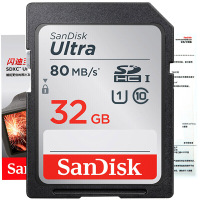 闪迪(SanDisk) SD高速存储卡 32G 80MB/S