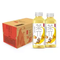 农夫山泉 白桃味 苏打天然水饮品 410ml*15瓶 整箱装