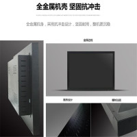 HUACAI 华彩HC2001S 20英寸四画面分割监视器自带图像分割工业液晶显示器LED监控显示屏带BNC视频接口