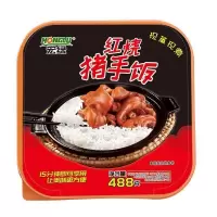宏绿现蒸现煮米饭 红烧猪手饭 488g*12盒
