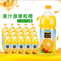 美汁源果粒橙 整箱1.25L*12瓶