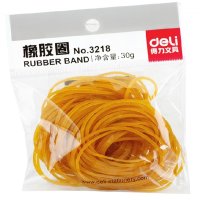 得力(deli)3218橡皮筋约100圈橡皮筋 30g/包 10包装