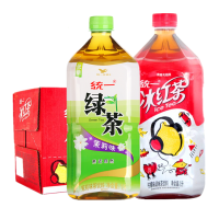 统一冰红茶畅饮装饮料1L*8瓶柠檬味饮料(计价单位:箱)(BY)