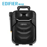 漫步者EDIFIERA388英寸专业移动多媒体音响广场舞音响蓝牙拉杆音箱户外音响会议音响黑色