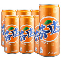 可口可乐 芬达碳酸饮料橙味汽水330ml*6罐 (计价单位:箱)(BY)