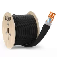 海乐(Haile)305米室外防水超五类网线 CAT5E非屏蔽双绞线 纯无氧铜24AWG 双护套 HT6508
