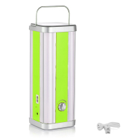 康铭led露营灯帐篷灯便携充电灯家用应急灯光超亮户外照明挂灯马灯 绿色(插座充电)