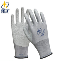 星宇(XING YU) L508 十三针彩涤纶乳胶皱纹手套 12副/打-(打)