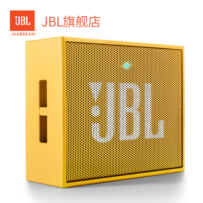 JBL GO 柠檬黄 无线蓝牙音箱重低音便携户外小音响低音炮 户外音箱