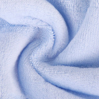 内野 JD02792-N-B 素色高低毛绣花面巾(蓝色)按条销售(H)