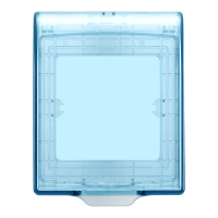 公牛(BULL)开关插座 通用透明86型防水开关面板盒 防溅盒 插座浴室防水盒F03AS（仅适合暗装使用）