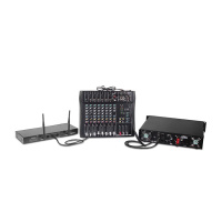 海乐(Haile)卡侬公对母音频延长线 K歌直播麦克风话筒头线 调音台音响箱功放卡农线20米黑色 2M-KN12-20M