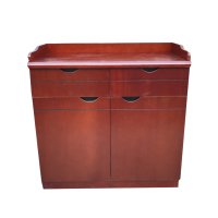 震海细木工板茶几(红木色)