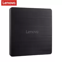 联想(Lenovo)8倍速 USB2.0 外置光驱 外置DVD刻录机 移动光驱 黑色(兼容Windows/苹果MAC系统