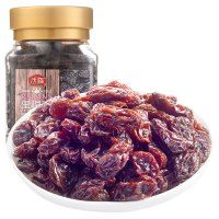 沃隆180g无核黑提干休闲食品 10罐装