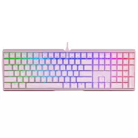 樱桃(Cherry)MX3.0S RGB G80-3874HSAEU-9 有线机械键盘 全尺寸游戏键盘 粉色 青轴
