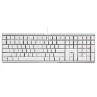 樱桃(Cherry)MX3.0S G80-3870LXAEU-0 有线机械键盘 全尺寸游戏键盘 白色 茶轴