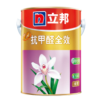 立邦 金装抗甲醛净味全效无添加 内墙乳胶漆 油漆涂料 墙面漆 白色 5L