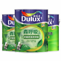 Zs-多乐士(Dulux)竹炭森呼吸无添加抗菌抗苯抗甲醛全效 内墙乳胶漆 油漆涂料 墙面漆A8117+A931套装15L