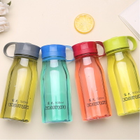 富光太空透明带盖过滤塑料杯500ml