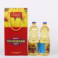 三盾 欧利亚提葵花籽油 1L*2瓶/盒 乌克兰 压榨食用油非转基因
