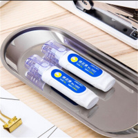 得力(deli)修正液修正笔 涂改液笔快干改正液学生写字改错文具 单支装 7382修正液