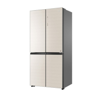 海尔(Haier)冰箱469升十字对开门变频风冷无霜 大容量家用电冰箱BCD-469WDCO玻璃面板 轻奢金(XF)