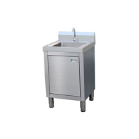 七彩巧厨 SC-004 单槽水池柜600*600*800mm 不锈钢水槽商用水池洗菜盆洗碗池双槽带支架子