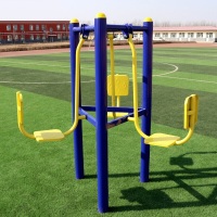星加坊室外健身器材户外社区广场公园老年人儿童体育用品运动健身路径三人蹬力器SRDLQ(包运费和安装,偏远地区除外)
