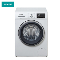 西门子 10公斤 变频滚筒洗衣机 降噪节能 快洗15' 筒清洁(白色) XQG100-WM12P2602W