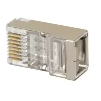 柯菲林kevolin FT-R45T6E RJ45超六类屏蔽水晶头 100颗/盒按盒销售（H）