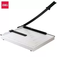 得力deli8012钢质切纸机切纸刀裁纸刀裁纸机460mm380mm