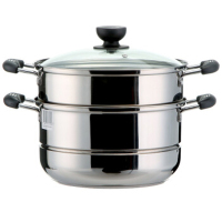 苏泊尔易存储不锈钢双层复底蒸锅SZ28B1 26cm