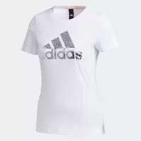 阿迪达斯adidas 女装运动短袖T恤 FM9291