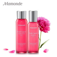 梦妆(Mamonde)芍药鲜肌水乳套装(水150ml+乳120ml送洁面乳100ml) 收缩毛孔 控油平衡 油性肌