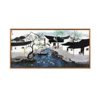 现代简约挂画 客厅沙发背景墙画 北欧抽象壁画