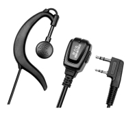 好力达 E8高级对讲机耳机 适用于海能达摩托罗拉 k头