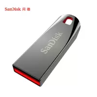 闪迪(SanDisk)32GB USB2.0 U盘 CZ71酷晶 银灰色 全金属外壳 无惧日常碰撞 可定制logo