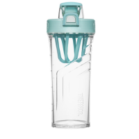 膳魔师 运动杯Tritan运动塑料水杯TP4086M 朱一龙同款便携运动水杯500ML蛋白粉奶昔摇摇杯 薄荷绿 单个价