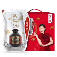 寿全斋 桂花酸梅汤饮料 酸梅汁乌梅汁桂花汁 火锅伴侣 200ml*12袋 爱克林装 整箱装 浙江老字号