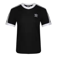 阿迪达斯 ADIDAS 三叶草 女子 3 STR TEE 运动 T恤 ED7482