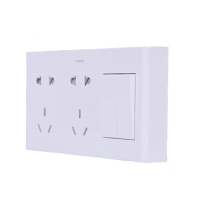 公牛 BULL G09E633 G09明装二开单控十孔面板插座(包装数量 1个)