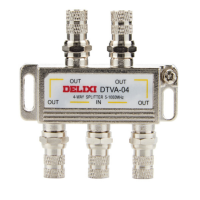 德力西 DELIXI 电视分配器 一分四电视信号分支器DTVA-04