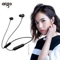 爱国者(aigo)W03蓝牙耳机 挂脖运动双耳 项圈式蓝牙耳机