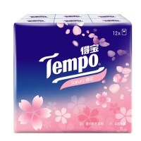 得宝(Tempo) 迷你纸手帕(樱花味)12包/条(30条/箱)