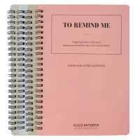 得力deli4本B560张旅行志系列螺旋笔记本得力deli8本A560张简约日记本笔记本子记事本线圈本学生软抄本记事本子